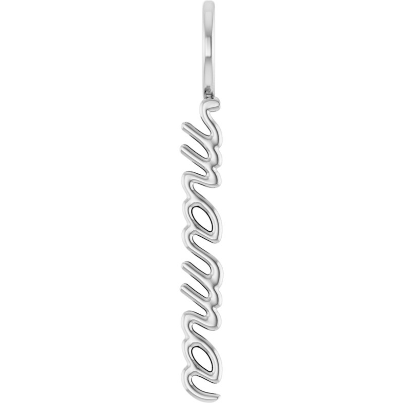 Mama Charm/Pendant — Vertical “Mama”