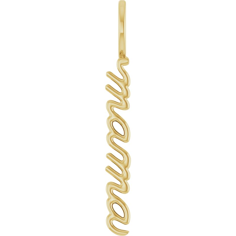 Mama Charm/Pendant — Vertical "Mama"