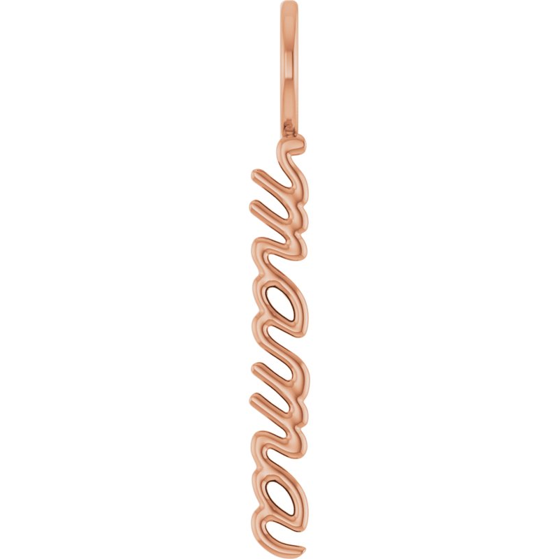 Mama Charm/Pendant — Vertical “Mama”