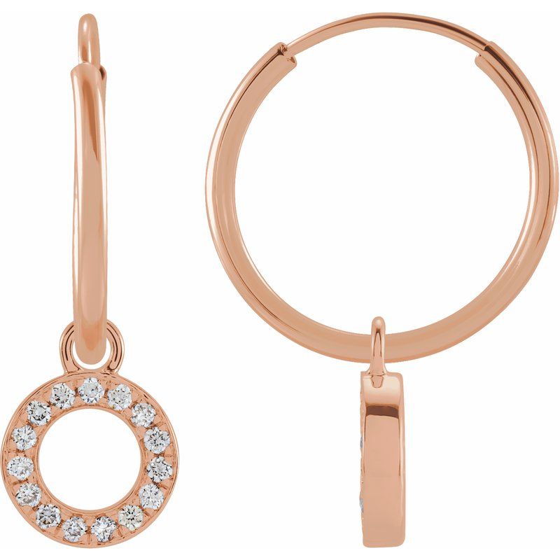 Initial Hoop Earrings