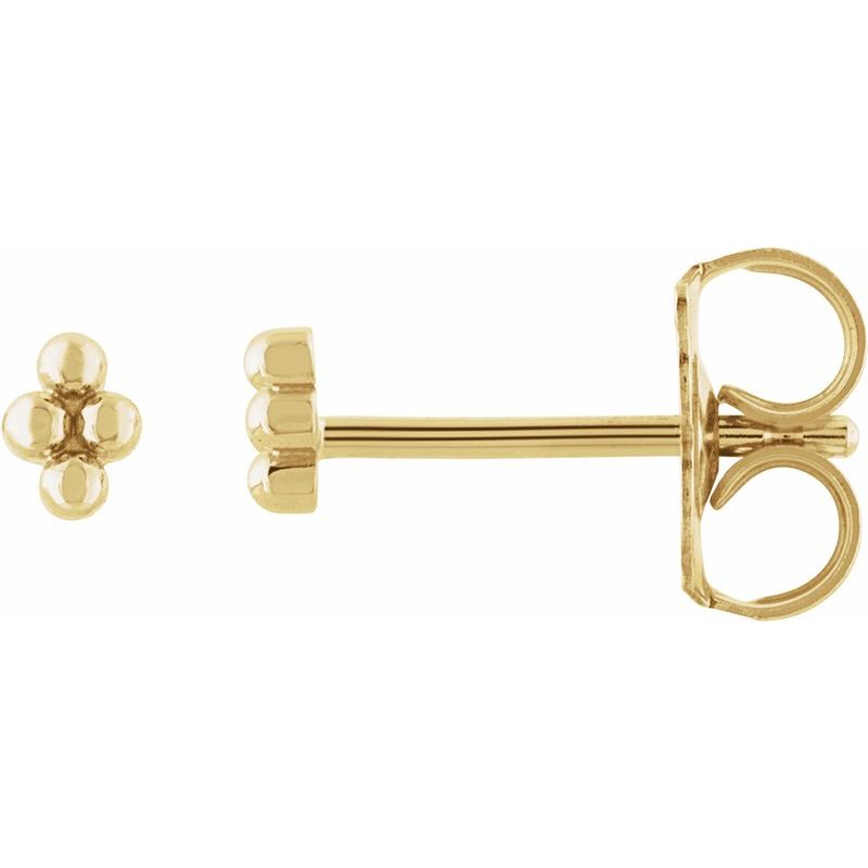Tiny Bead Earrings — 4 Stud