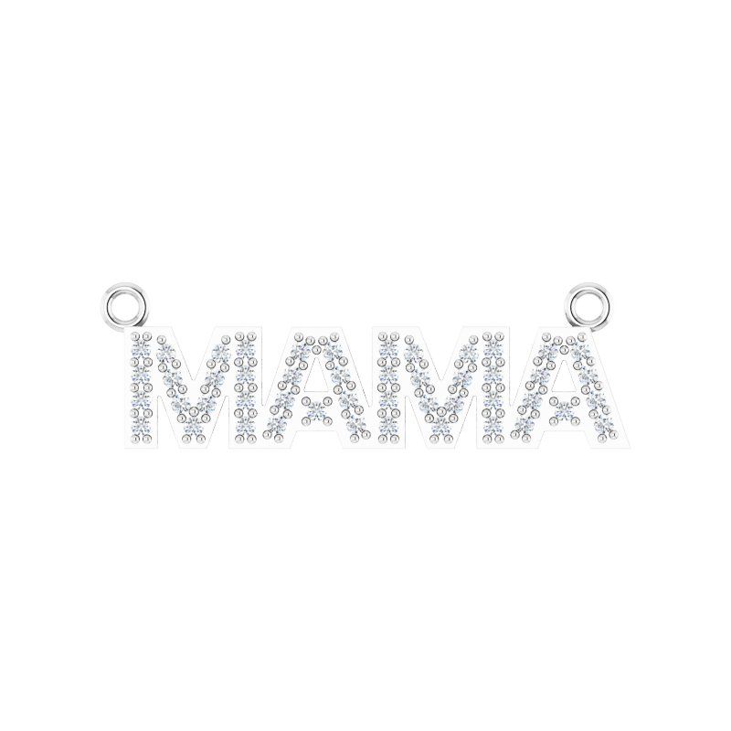 Accented “Mama” Necklace or Center