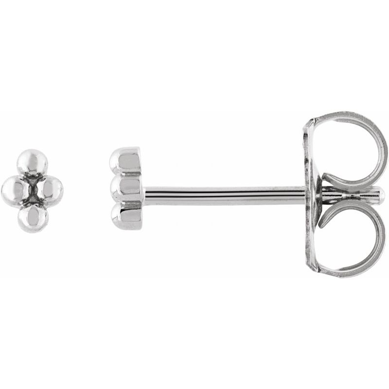 Tiny Bead Earrings — 4 Stud