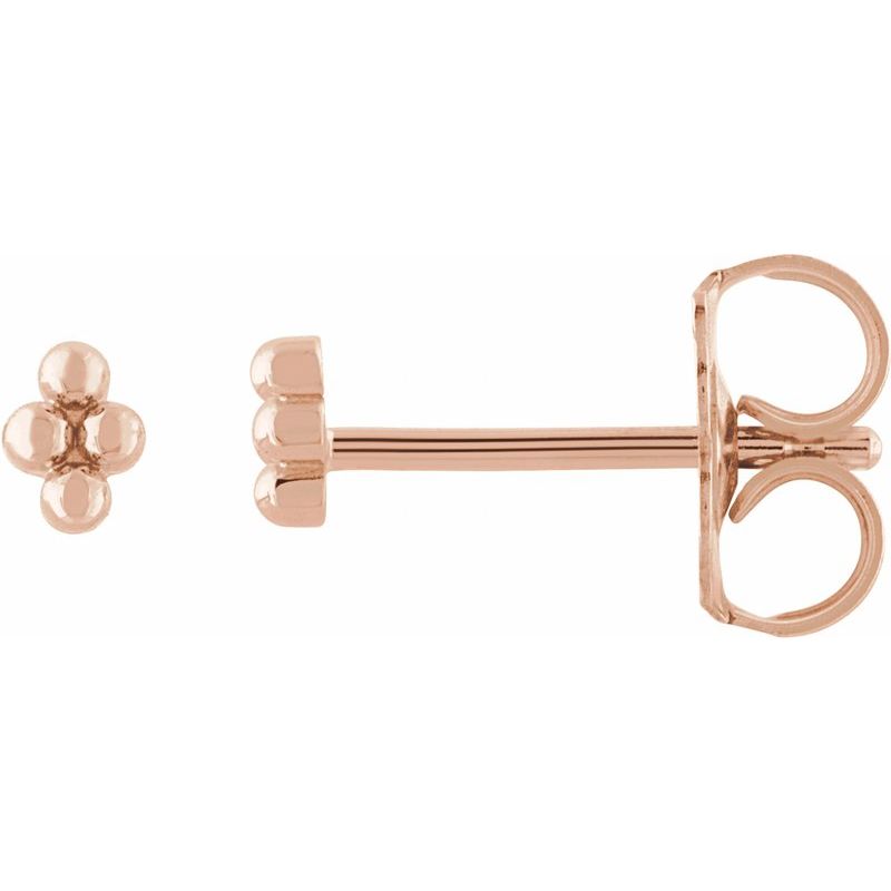 Tiny Bead Earrings — 4 Stud