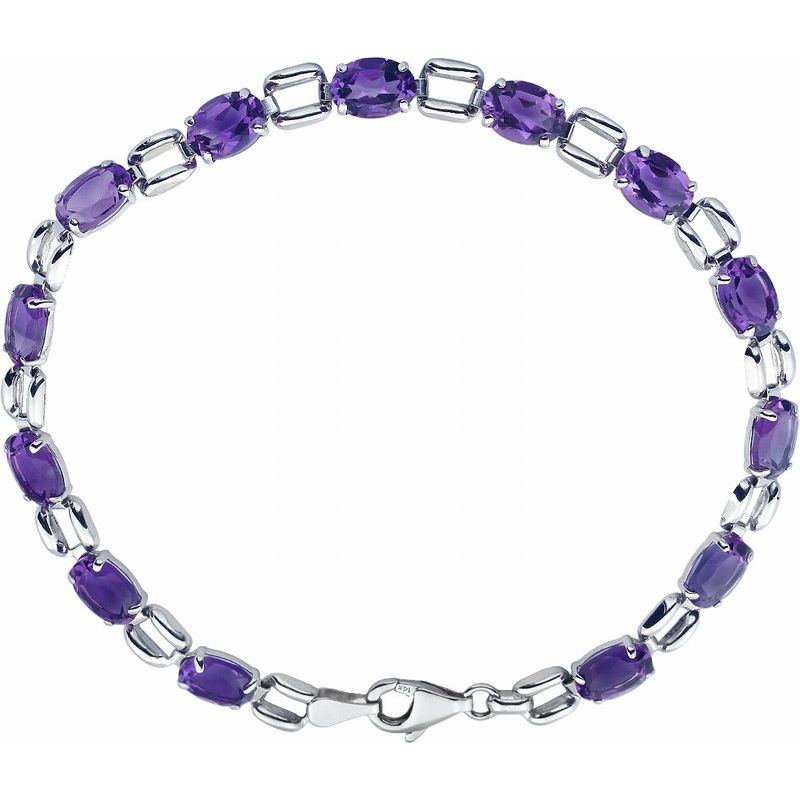 Line Bracelet — 7×5 mm Oval 7 1/4″