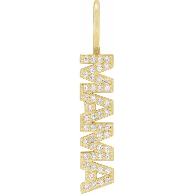 Accented Mama Charm/Pendant