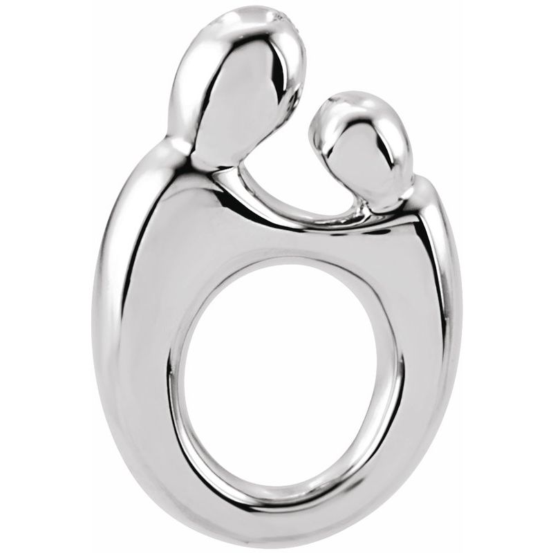 Mother and Child Slide Pendant