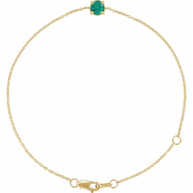 Solitaire Link Bracelet