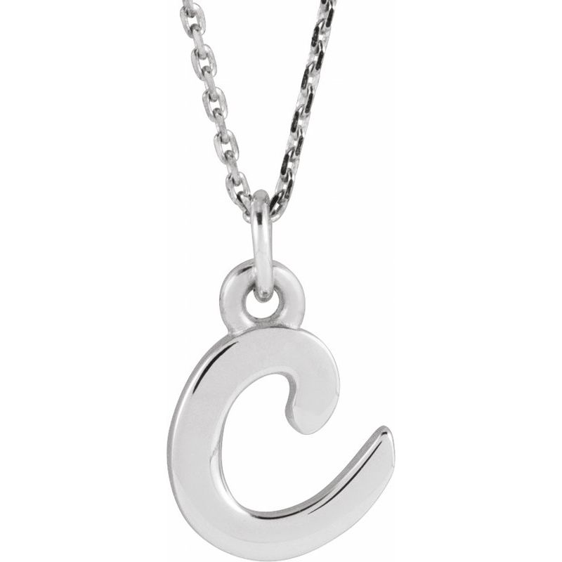 Petite Initial Necklace or Pendant