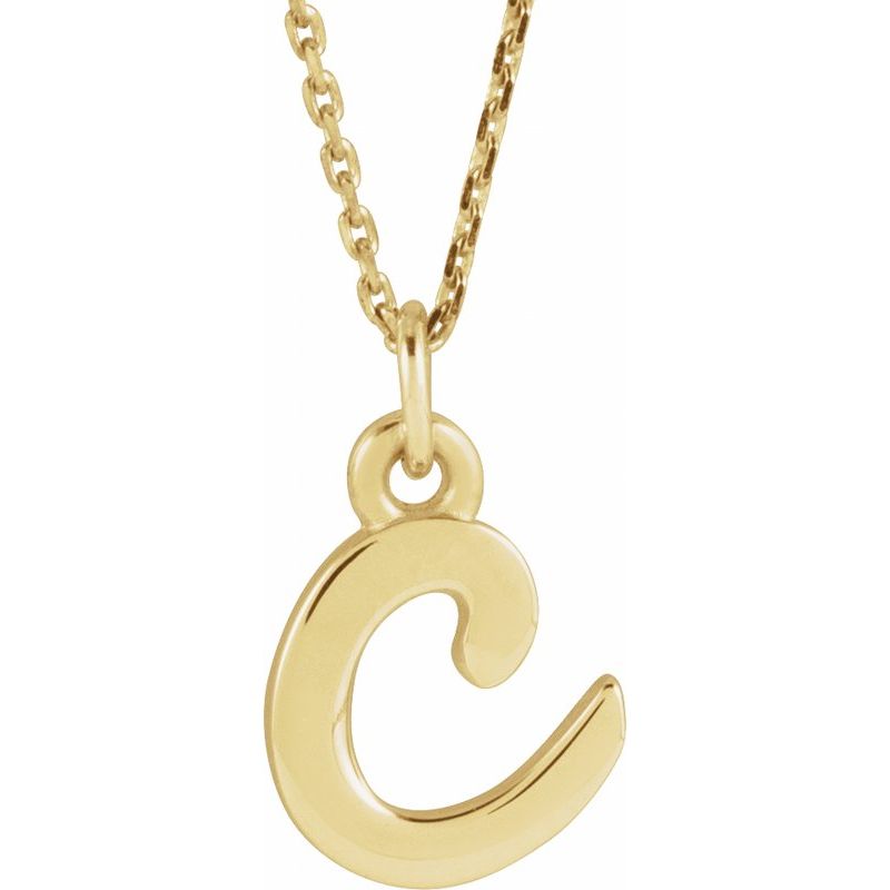Petite Initial Necklace or Pendant
