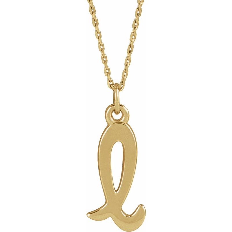 Petite Initial Necklace or Pendant