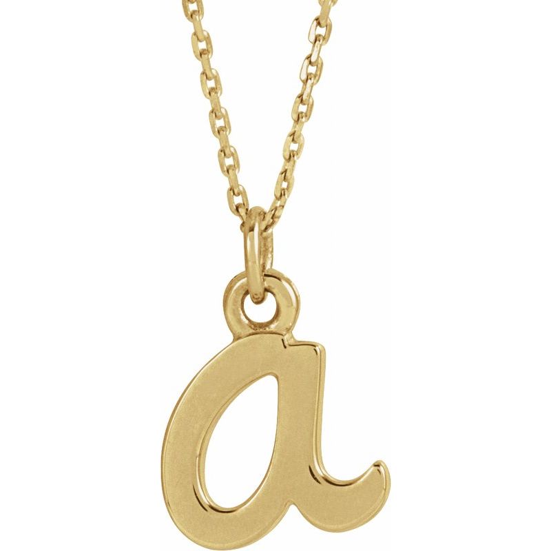 Petite Initial Necklace or Pendant