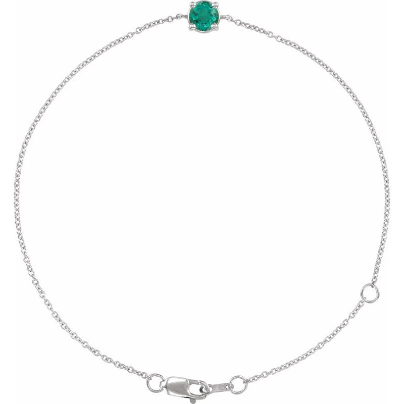 Solitaire Link Bracelet