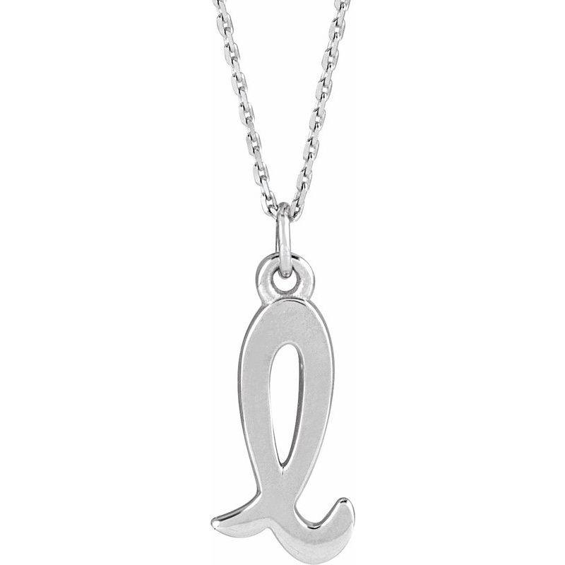 Petite Initial Necklace or Pendant