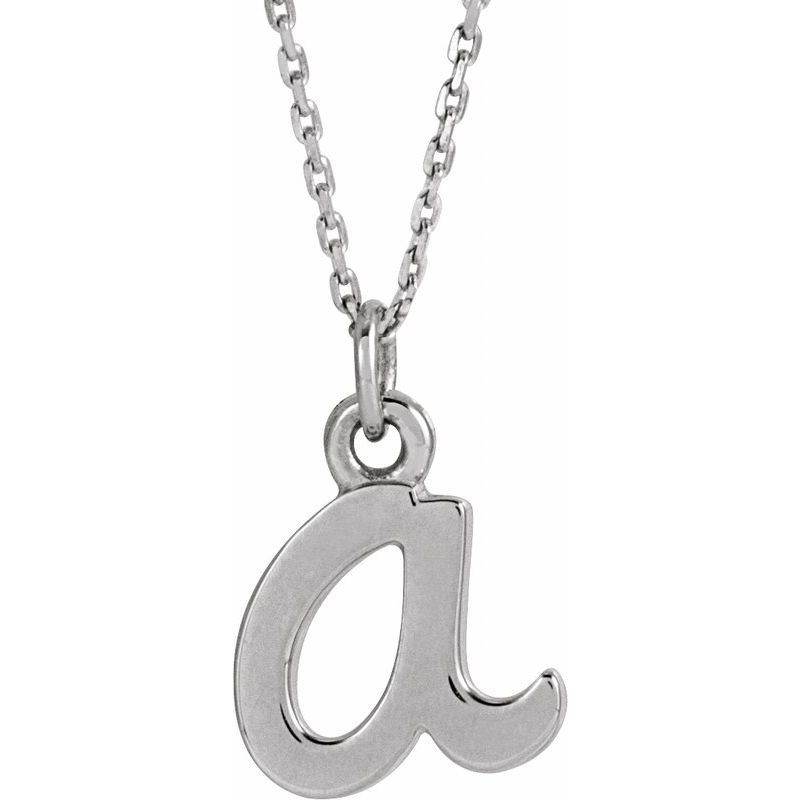 Petite Initial Necklace or Pendant