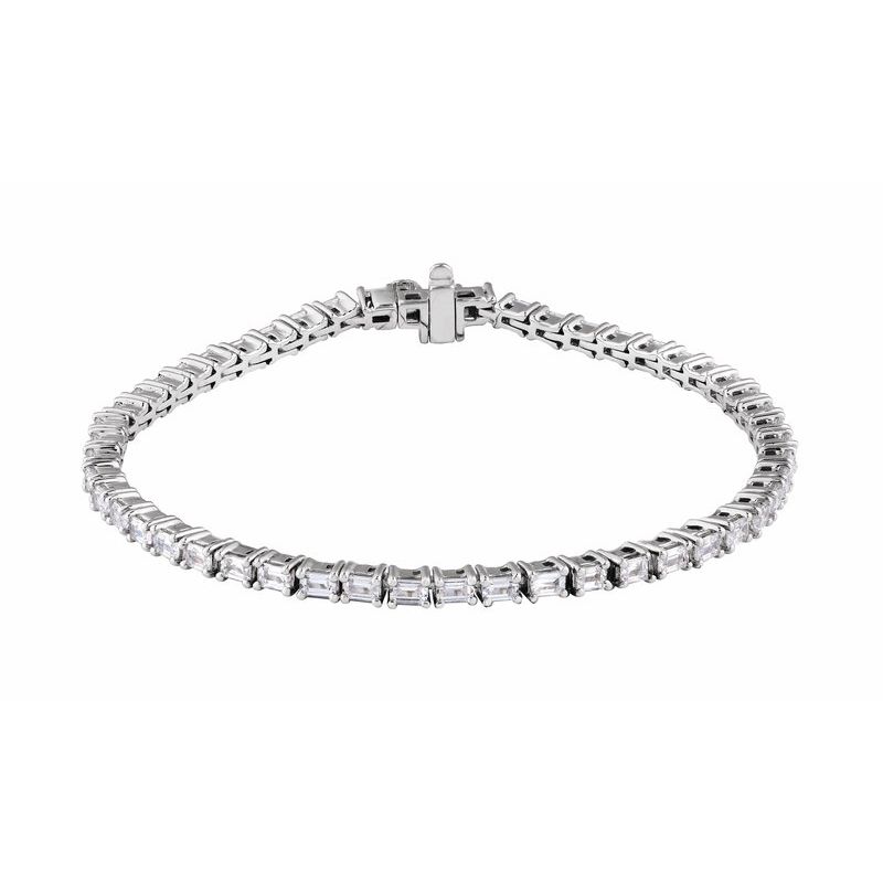 5 ctw Lab-Grown Diamond Line Bracelet