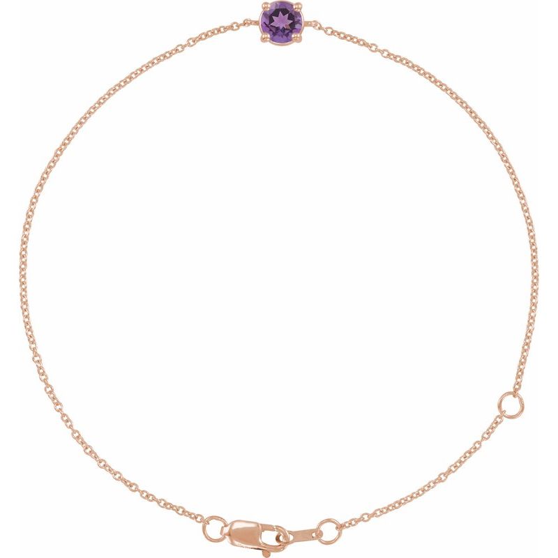 Solitaire Link Bracelet