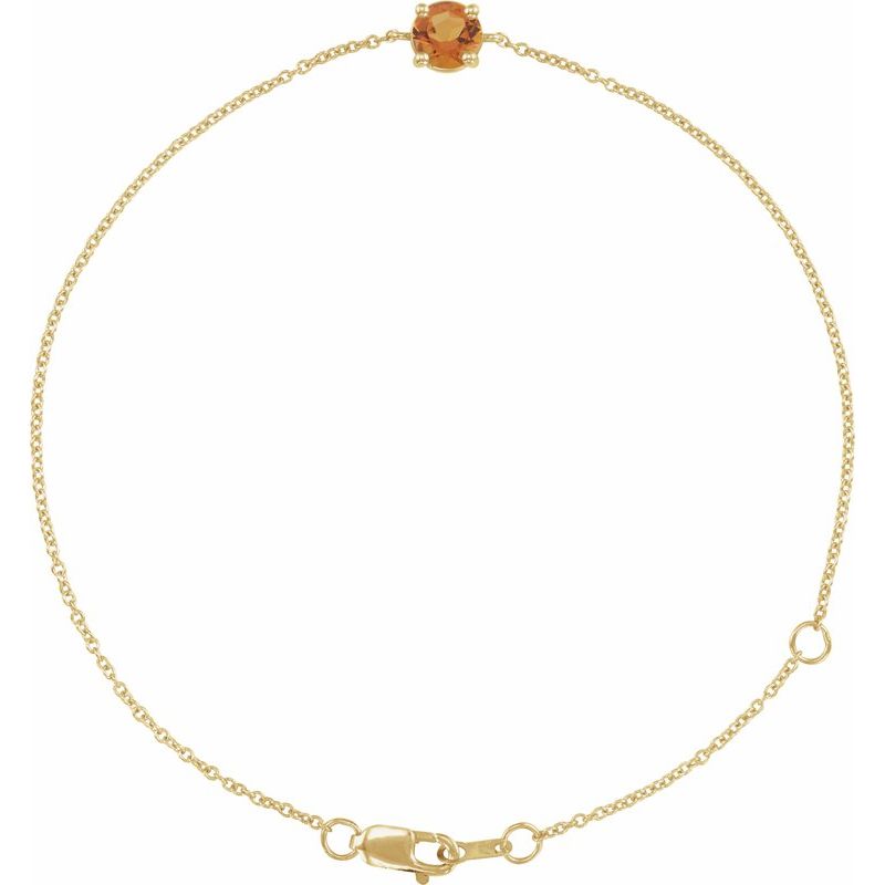 Solitaire Link Bracelet