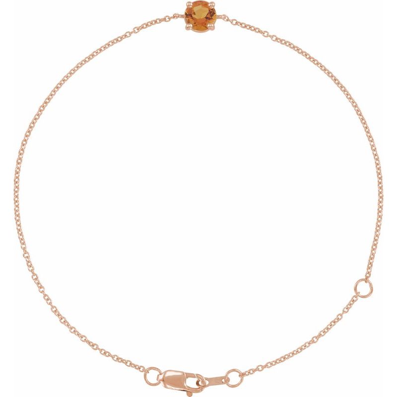 Solitaire Link Bracelet