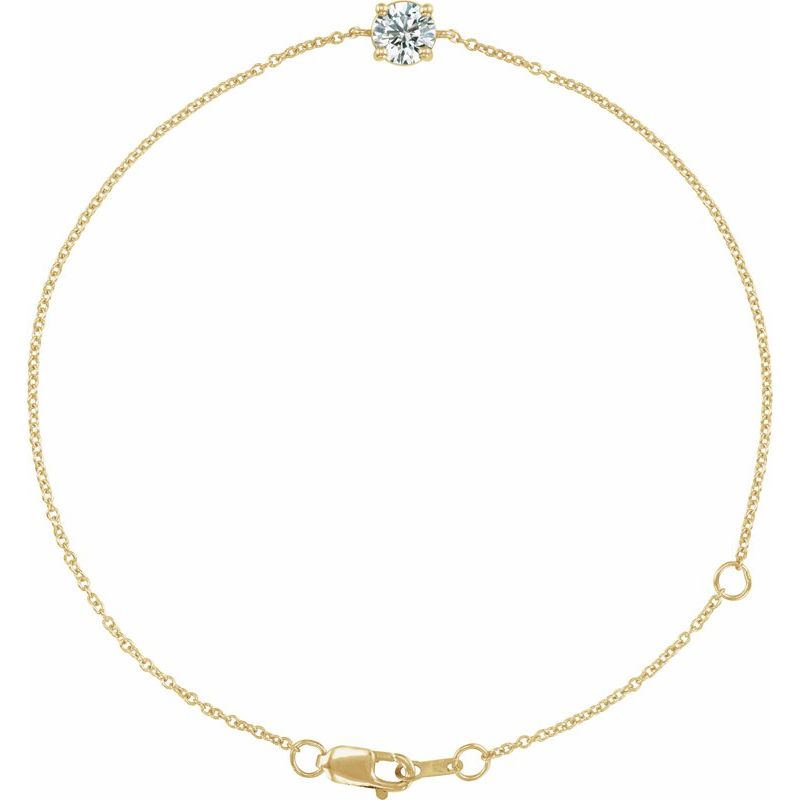 Solitaire Link Bracelet