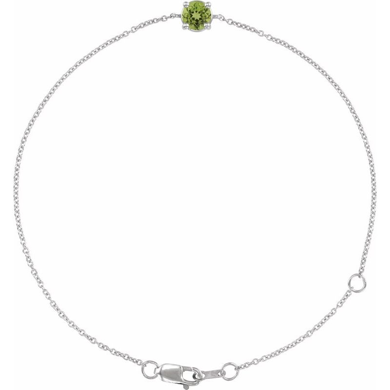 Solitaire Link Bracelet