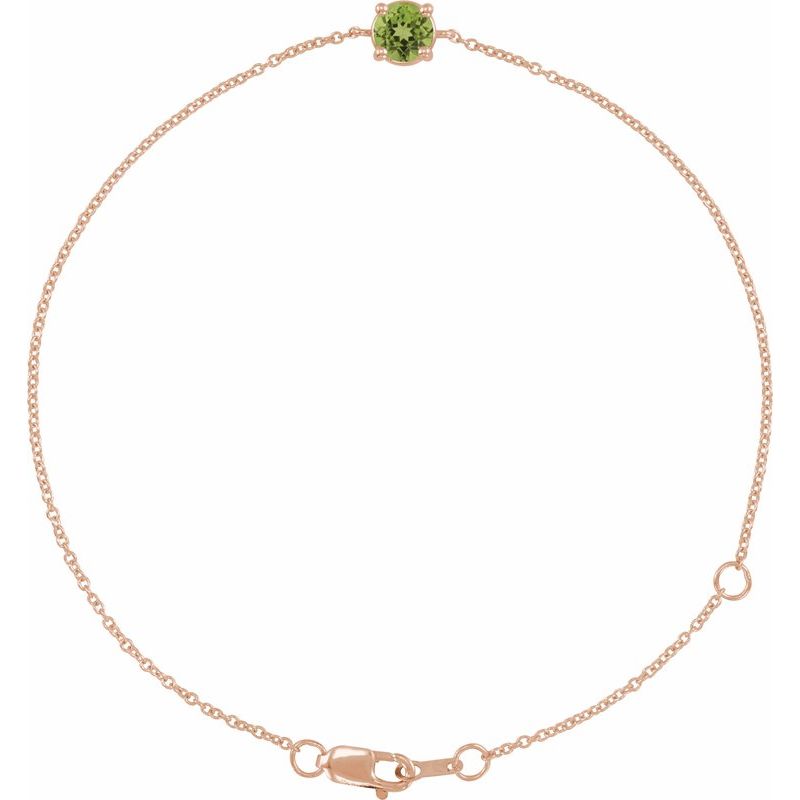 Solitaire Link Bracelet