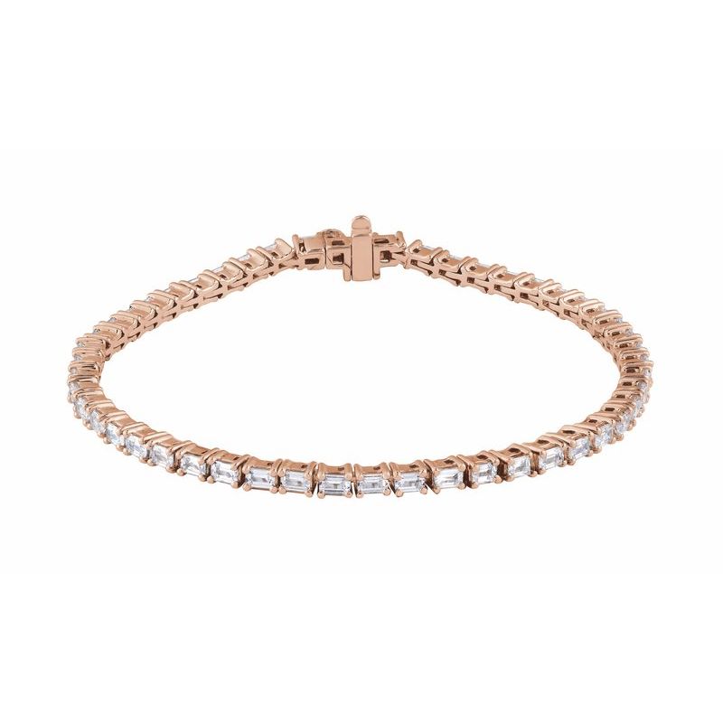 5 ctw Lab-Grown Diamond Line Bracelet