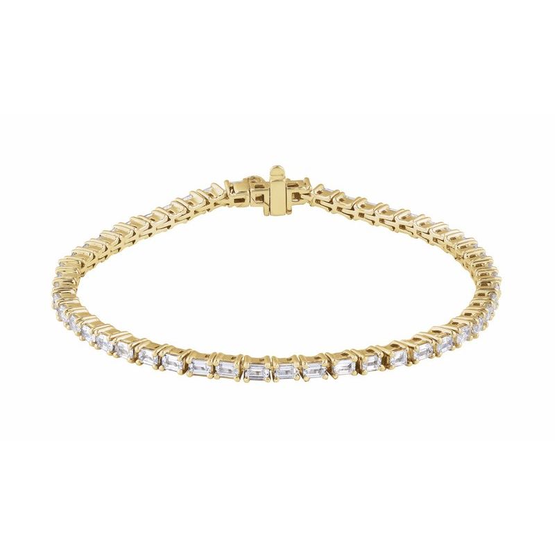 5 ctw Lab-Grown Diamond Line Bracelet