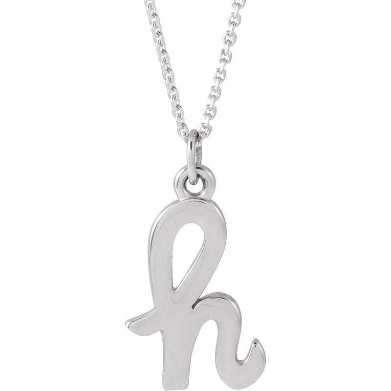 Petite Initial Necklace or Pendant