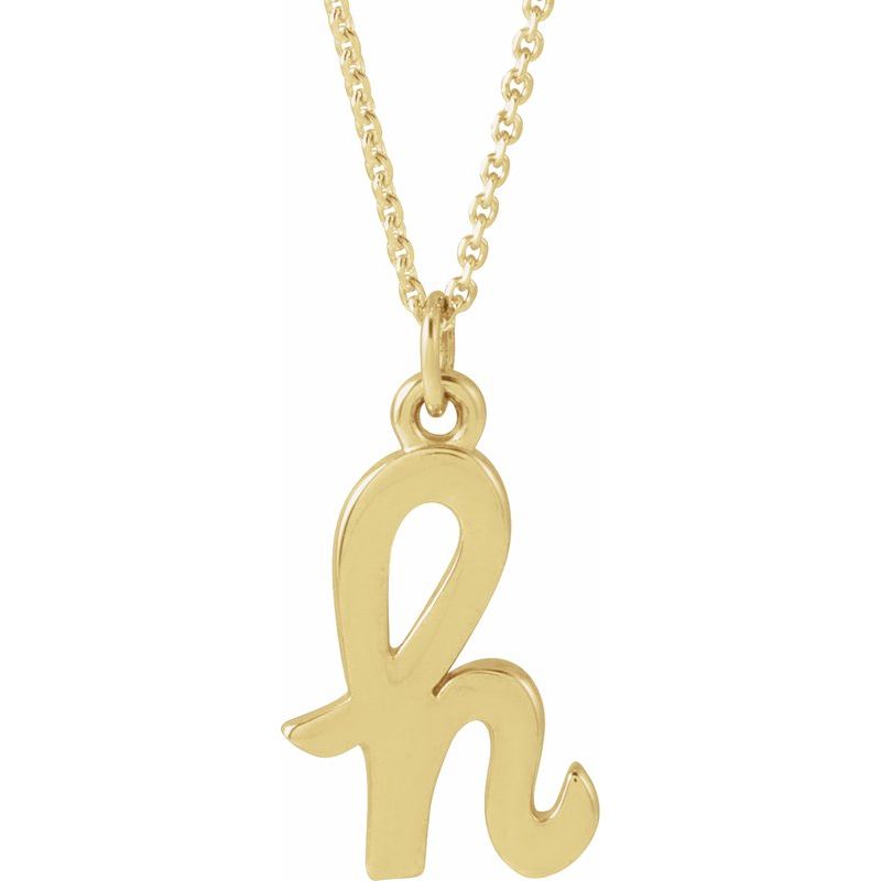 Petite Initial Necklace or Pendant