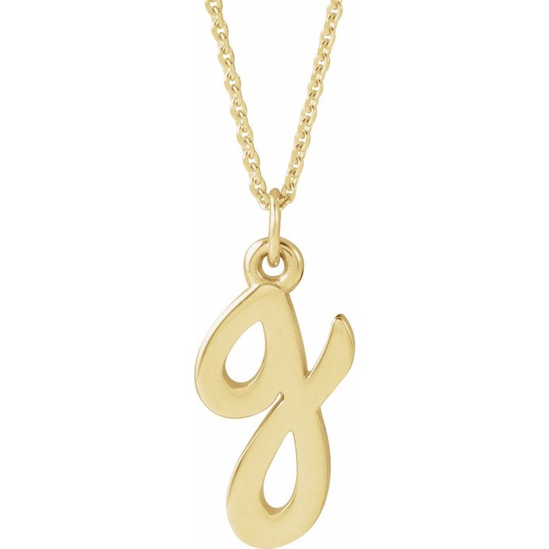 Petite Initial Necklace or Pendant