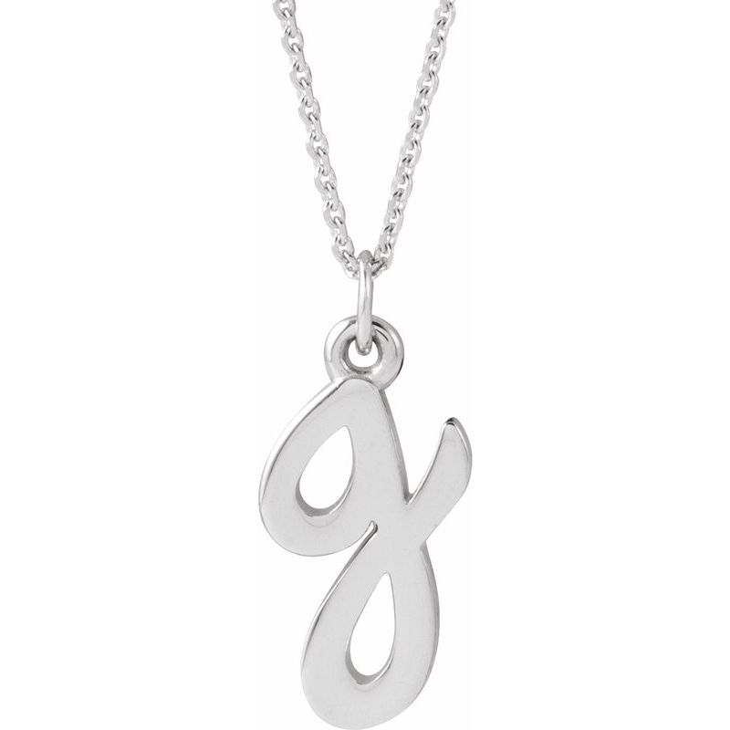 Petite Initial Necklace or Pendant