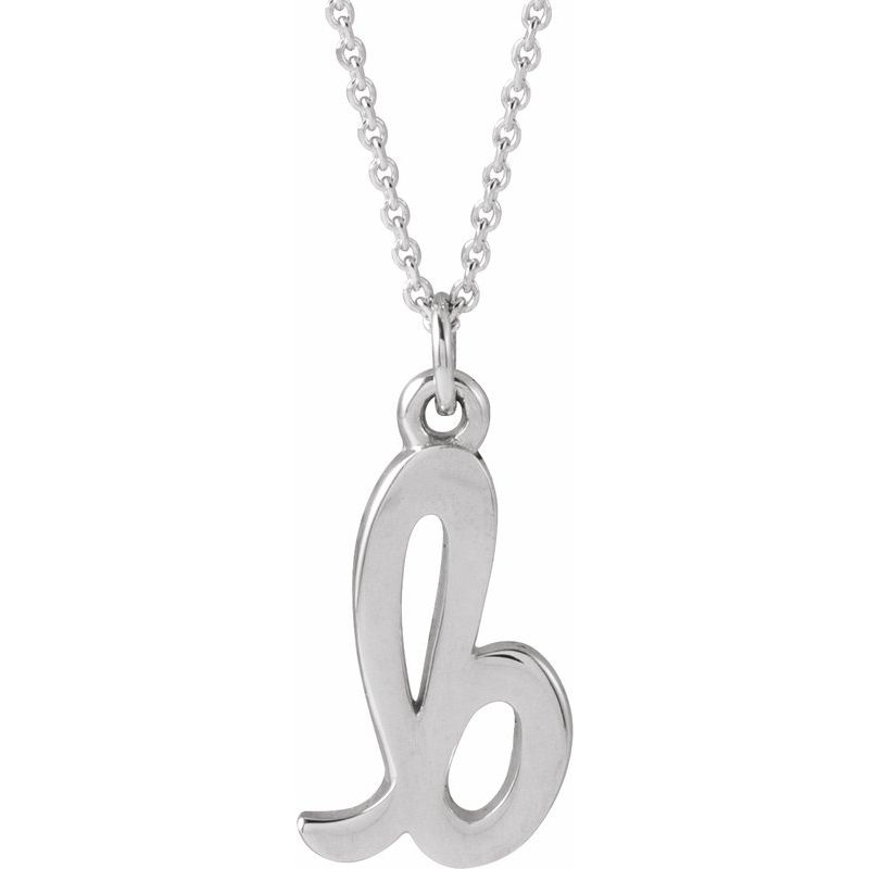 Petite Initial Necklace or Pendant