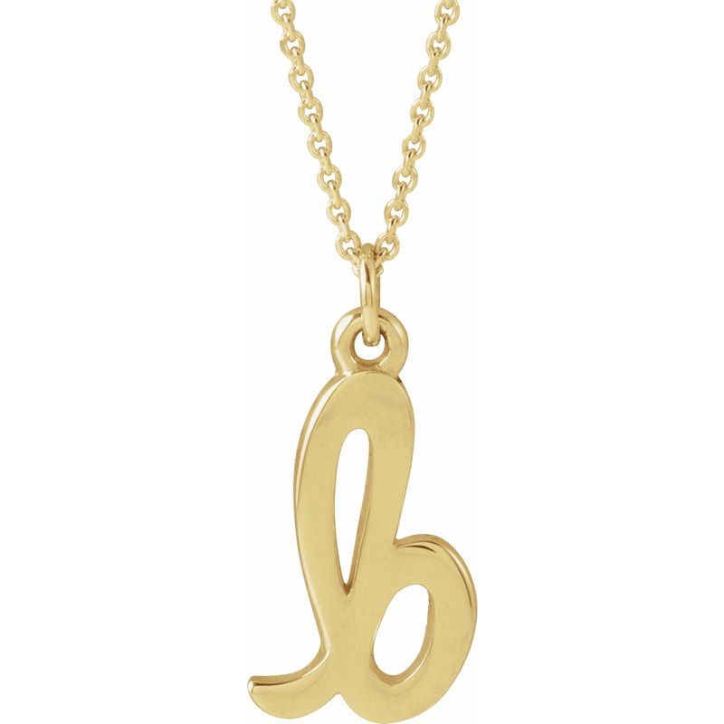 Petite Initial Necklace or Pendant