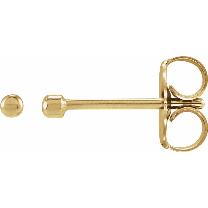 Tiny Bead Earrings — 1 Stud