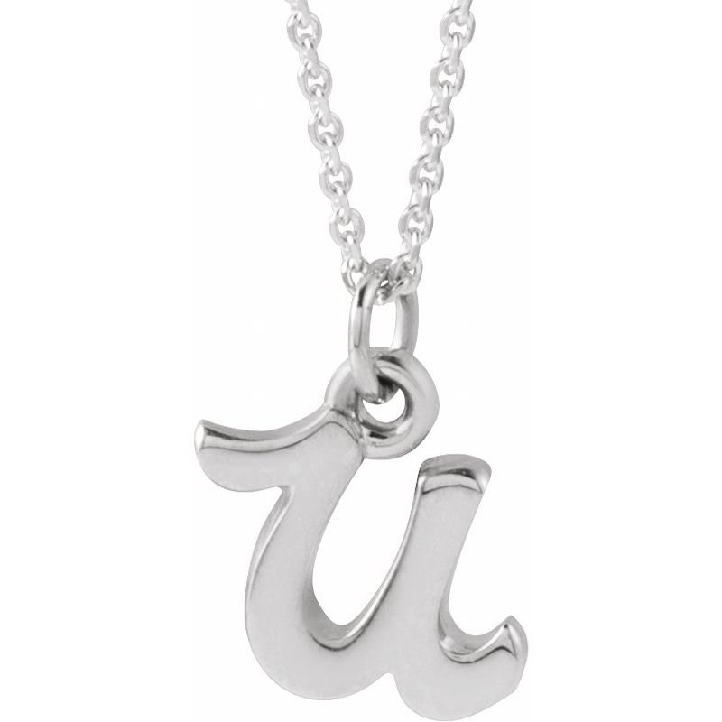 Petite Initial Necklace or Pendant