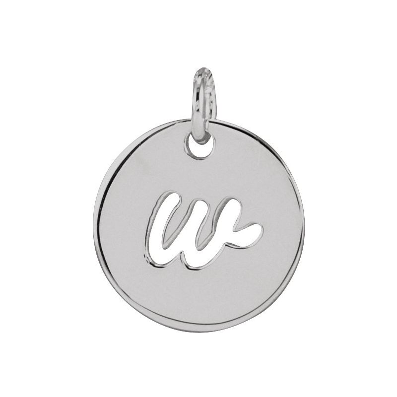 Script Initial Necklace or Pendant