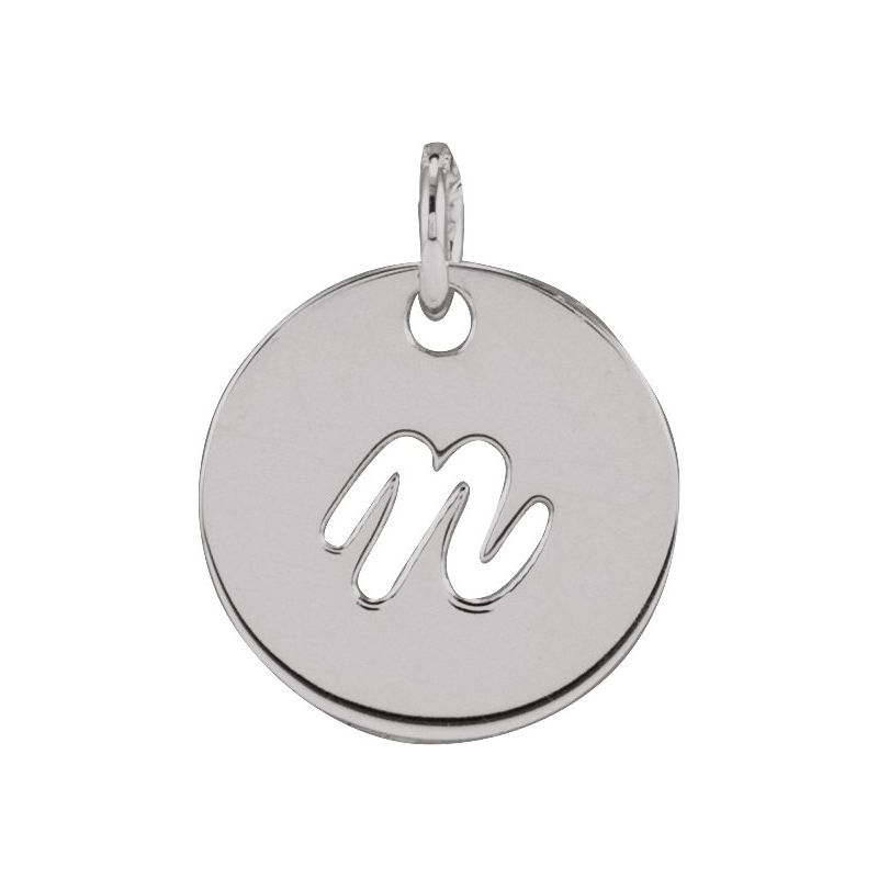 Script Initial Necklace or Pendant
