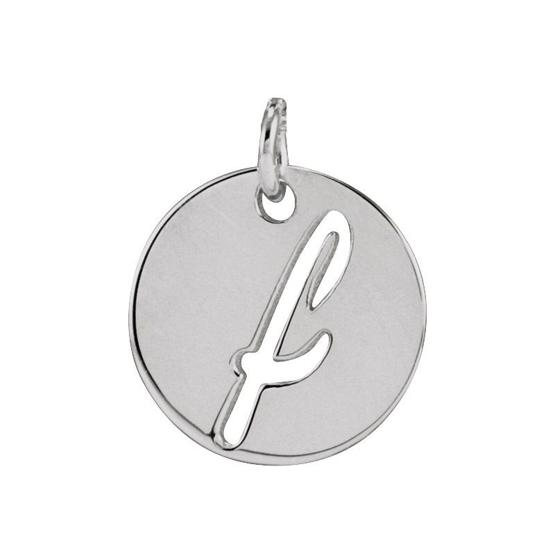 Script Initial Necklace or Pendant