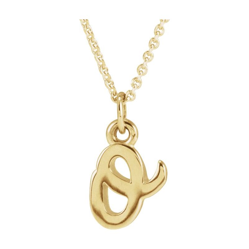 Petite Initial Necklace or Pendant