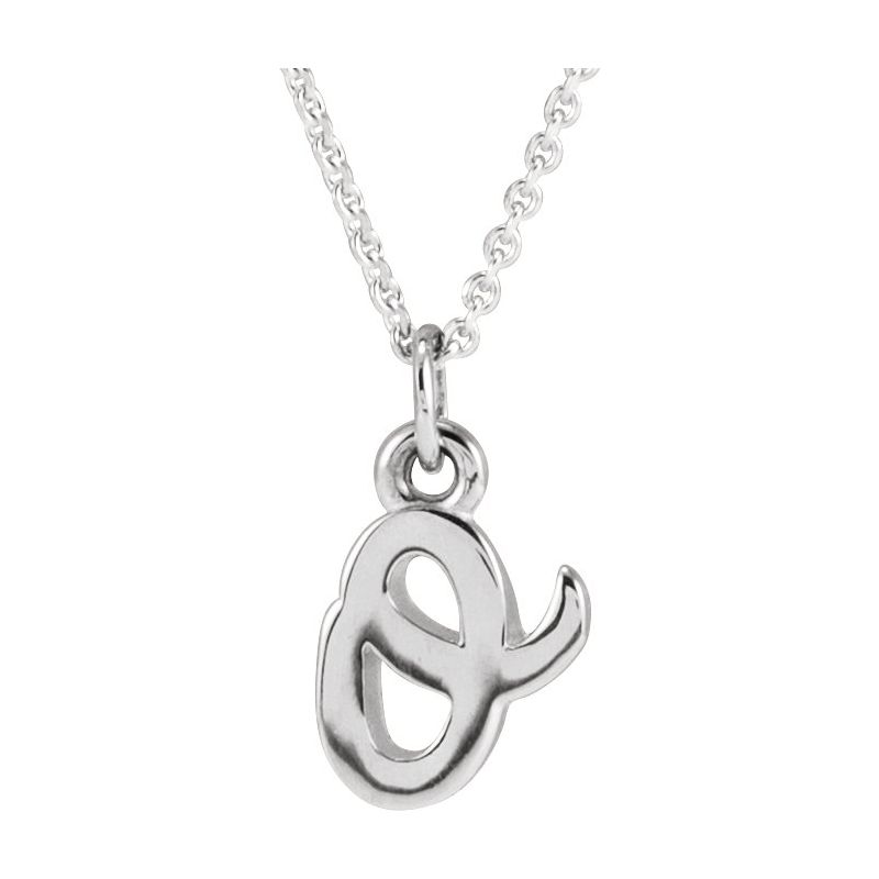 Petite Initial Necklace or Pendant