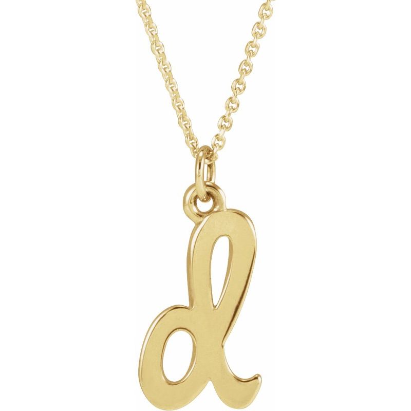 Petite Initial Necklace or Pendant