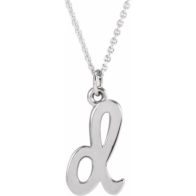 Petite Initial Necklace or Pendant