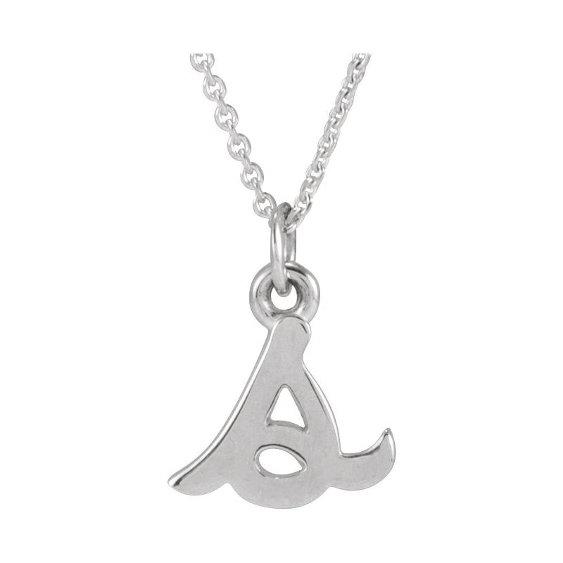 Petite Initial Necklace or Pendant