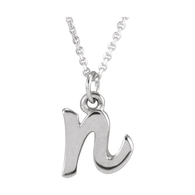 Petite Initial Necklace or Pendant