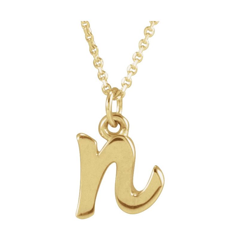 Petite Initial Necklace or Pendant