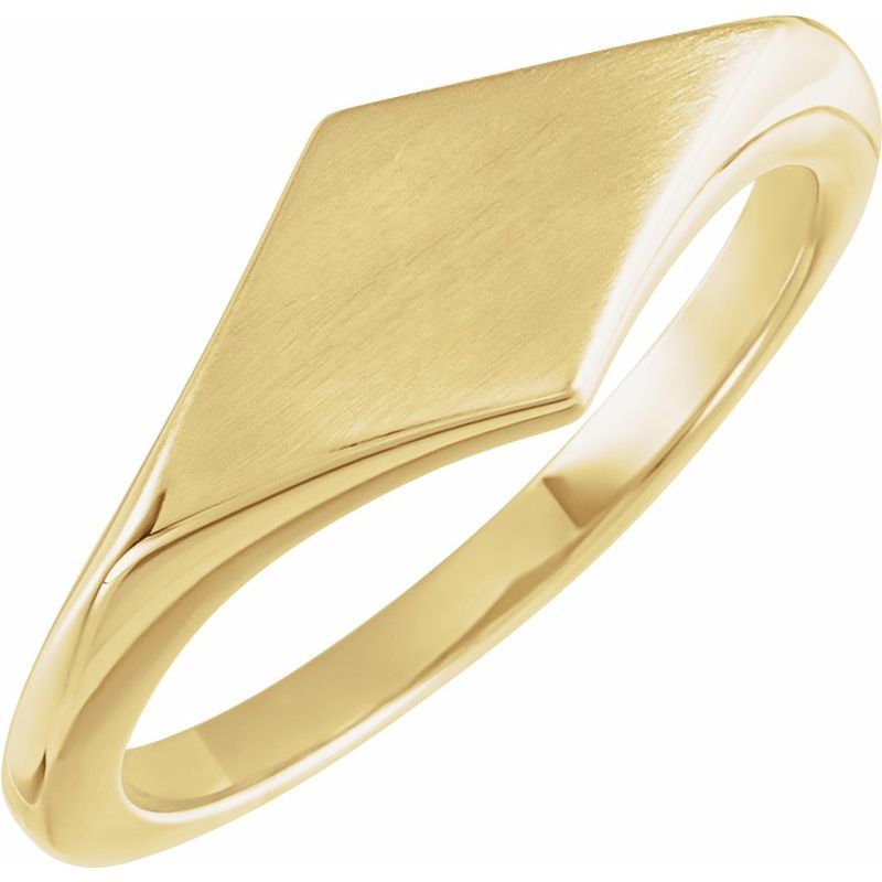 Geometric Signet Ring