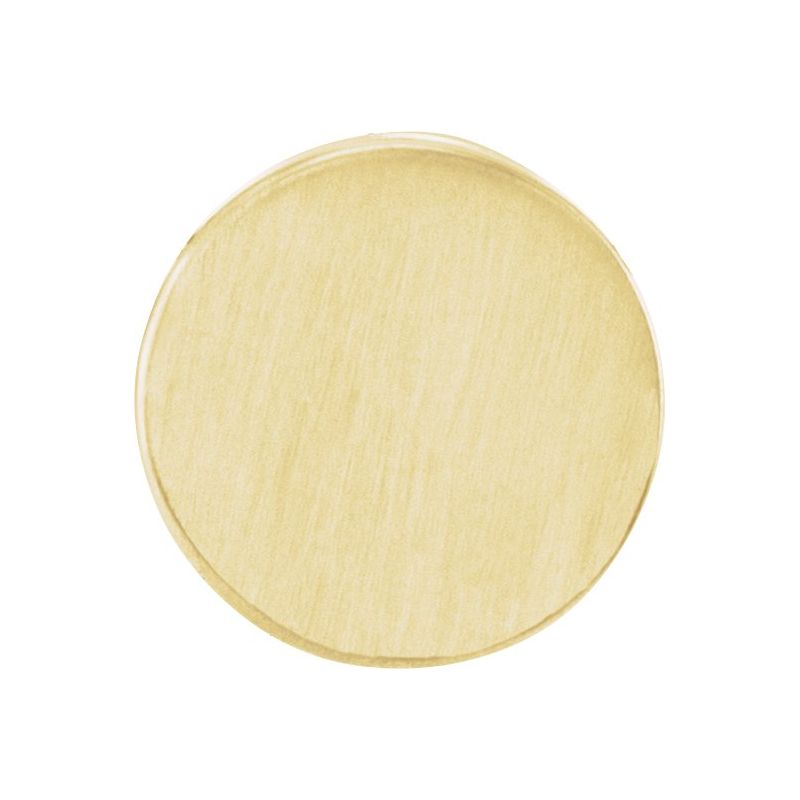 Engravable Disc Necklace or Pendant — 10 mm