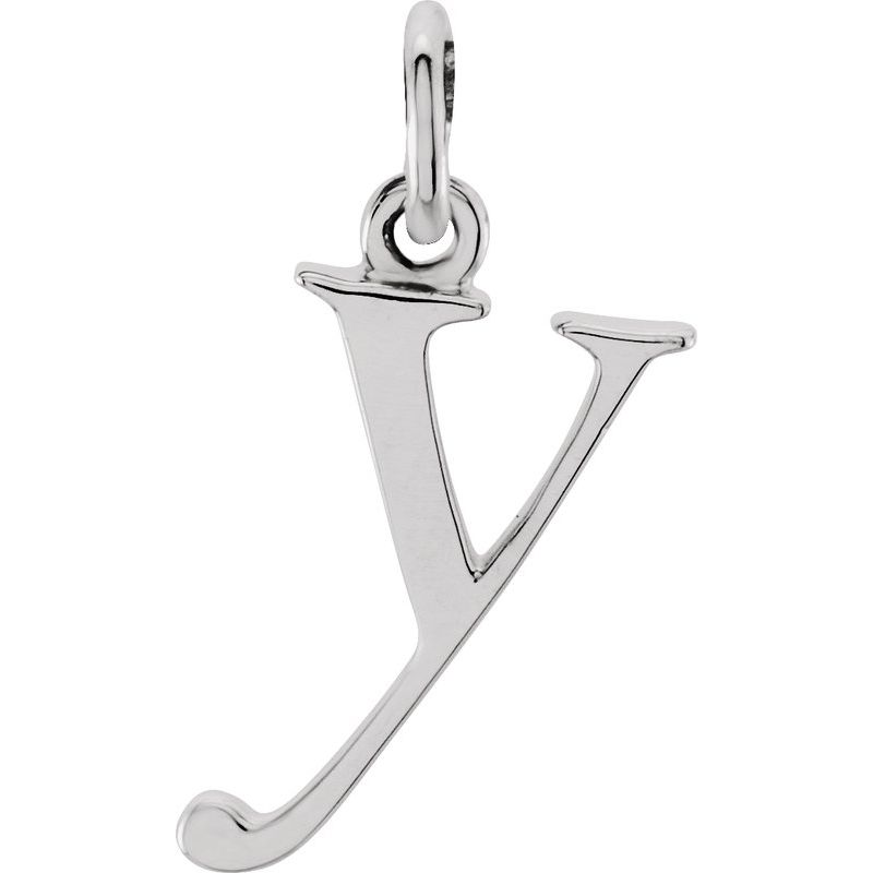 Lowercase Initial Necklace or Charm/Pendant