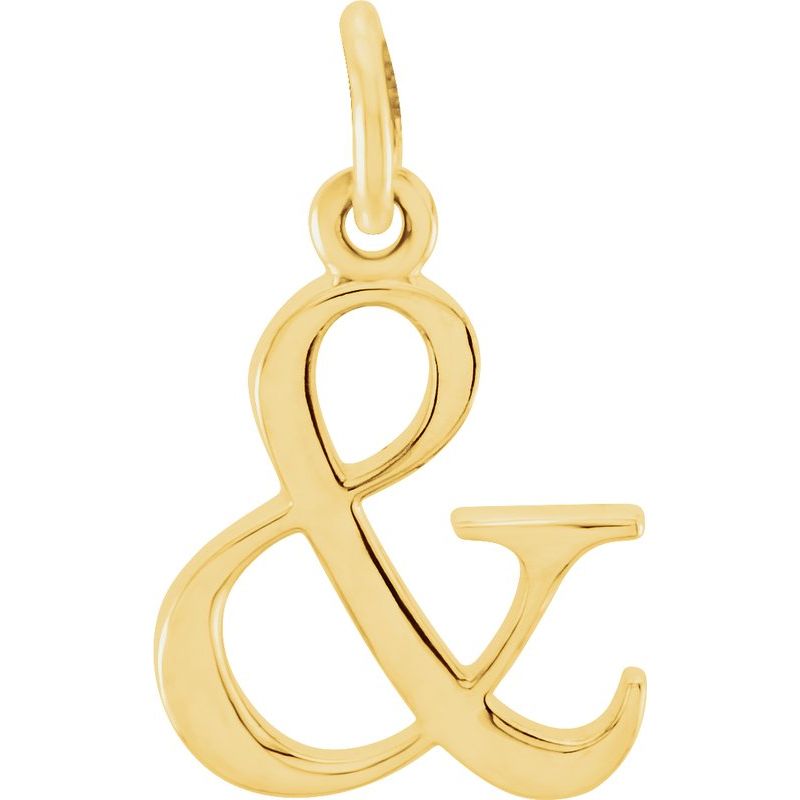 Lowercase Initial Necklace or Charm/Pendant